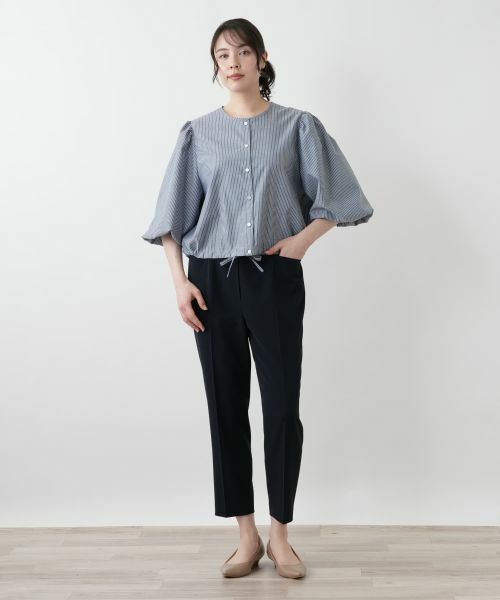 Leilian PLUS HOUSE / レリアンプラスハウス シャツ・ブラウス | ボリュームスリーブブラウス【NEMIKA】 | 詳細1