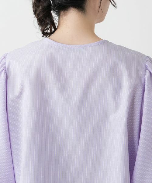 Leilian PLUS HOUSE / レリアンプラスハウス シャツ・ブラウス | ボリュームスリーブブラウス【NEMIKA】 | 詳細12