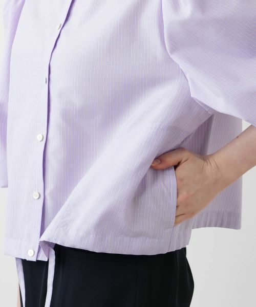 Leilian PLUS HOUSE / レリアンプラスハウス シャツ・ブラウス | ボリュームスリーブブラウス【NEMIKA】 | 詳細15