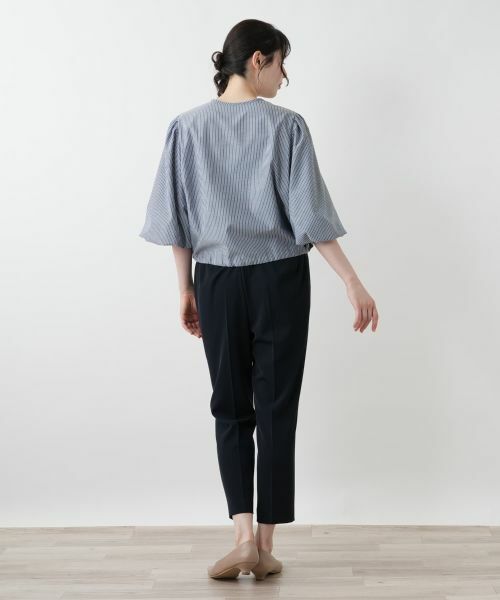 Leilian PLUS HOUSE / レリアンプラスハウス シャツ・ブラウス | ボリュームスリーブブラウス【NEMIKA】 | 詳細3