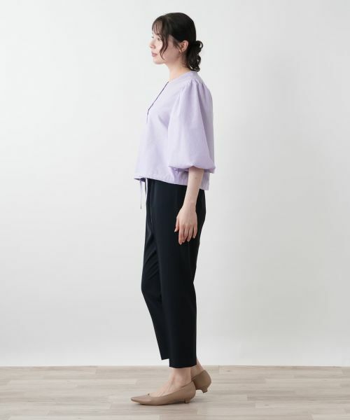 Leilian PLUS HOUSE / レリアンプラスハウス シャツ・ブラウス | ボリュームスリーブブラウス【NEMIKA】 | 詳細5