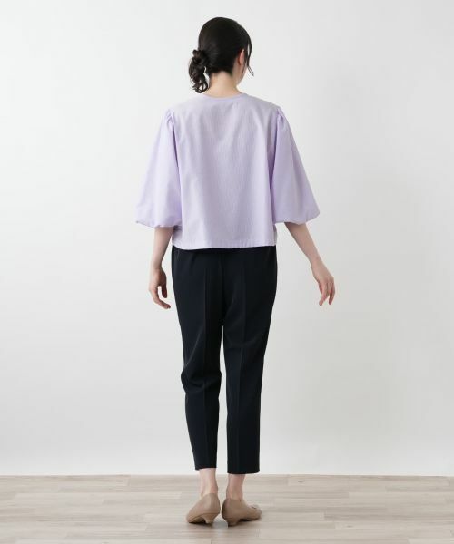 Leilian PLUS HOUSE / レリアンプラスハウス シャツ・ブラウス | ボリュームスリーブブラウス【NEMIKA】 | 詳細6