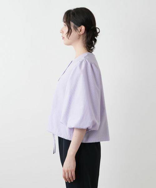 Leilian PLUS HOUSE / レリアンプラスハウス シャツ・ブラウス | ボリュームスリーブブラウス【NEMIKA】 | 詳細9