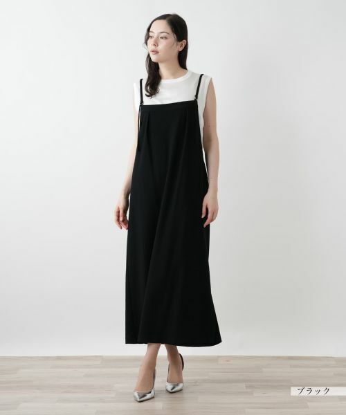 Leilian PLUS HOUSE / レリアンプラスハウス ロング・マキシ丈ワンピース | キャミワンピース【NEMIKA】 | 詳細1