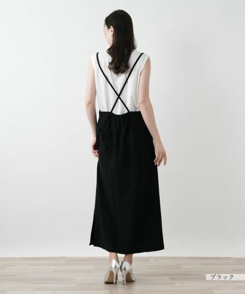 Leilian PLUS HOUSE / レリアンプラスハウス ロング・マキシ丈ワンピース | キャミワンピース【NEMIKA】 | 詳細3