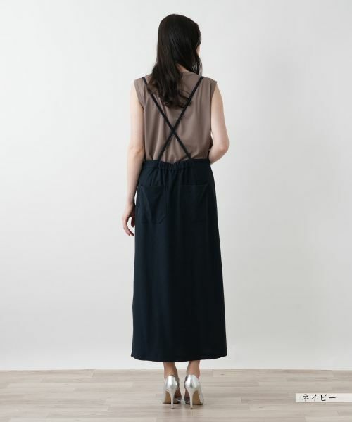Leilian PLUS HOUSE / レリアンプラスハウス ロング・マキシ丈ワンピース | キャミワンピース【NEMIKA】 | 詳細6