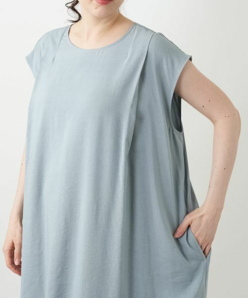 Leilian PLUS HOUSE / レリアンプラスハウス ドレス | ノースリーブワンピース【NEMIKA】 | 詳細20