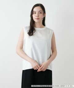 Leilian PLUS HOUSE / レリアンプラスハウス シャツ・ブラウス | ノースリーブブラウス【NEMIKA】