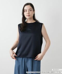 Leilian PLUS HOUSE / レリアンプラスハウス シャツ・ブラウス | ノースリーブブラウス【NEMIKA】