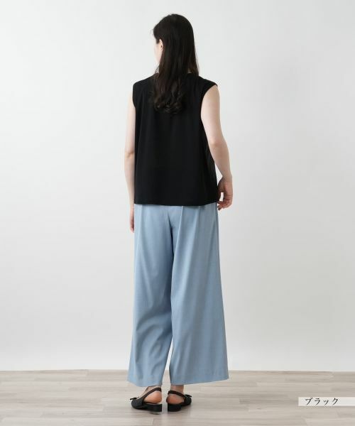 Leilian PLUS HOUSE / レリアンプラスハウス シャツ・ブラウス | ノースリーブブラウス【NEMIKA】 | 詳細3