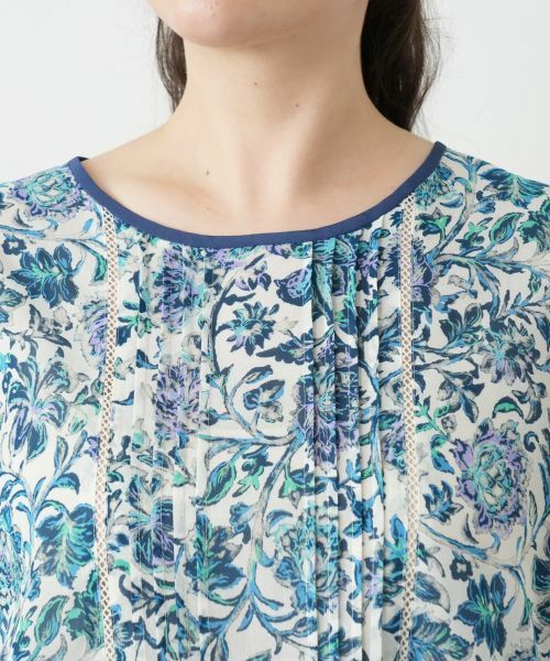 Leilian PLUS HOUSE / レリアンプラスハウス シャツ・ブラウス | プリントレースブラウス | 詳細7