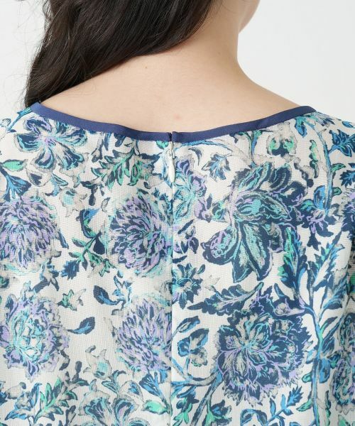 Leilian PLUS HOUSE / レリアンプラスハウス シャツ・ブラウス | プリントレースブラウス | 詳細8