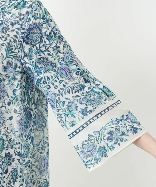Leilian PLUS HOUSE / レリアンプラスハウス シャツ・ブラウス | プリントレースブラウス | 詳細9