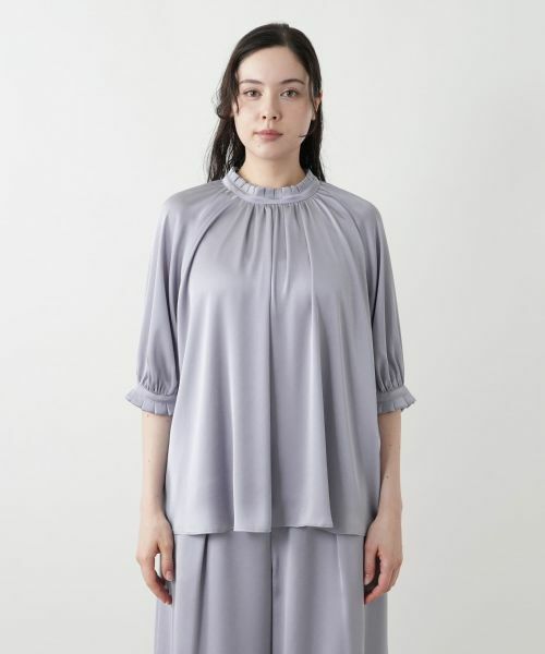 Leilian PLUS HOUSE / レリアンプラスハウス シャツ・ブラウス | ハイネックブラウス【BOURGE】 | 詳細10