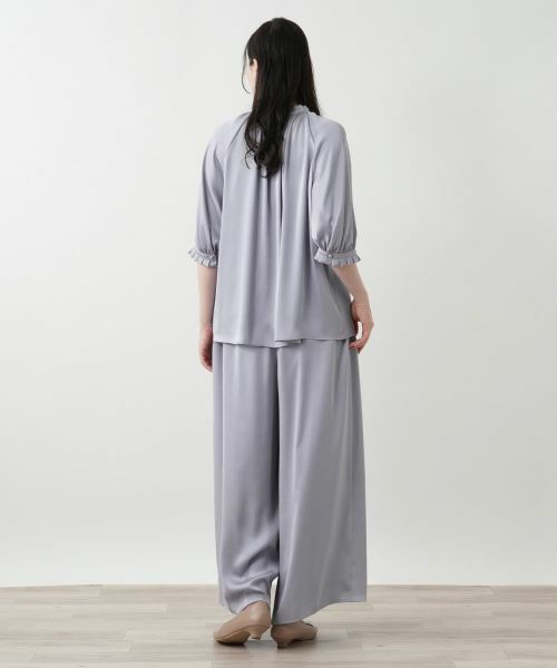 Leilian PLUS HOUSE / レリアンプラスハウス シャツ・ブラウス | ハイネックブラウス【BOURGE】 | 詳細9