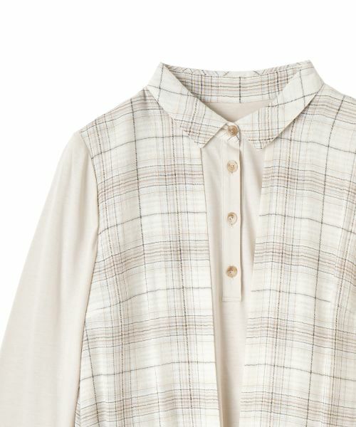 Leilian PLUS HOUSE / レリアンプラスハウス シャツ・ブラウス | レイヤード風ブラウス | 詳細2