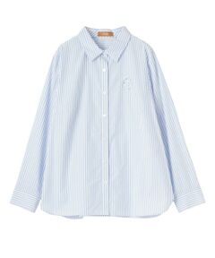Leilian PLUS HOUSE / レリアンプラスハウス シャツ・ブラウス | ストライプシャツ【Leilian WHITE LABEL】