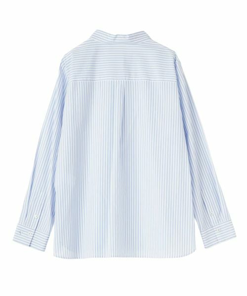 Leilian PLUS HOUSE / レリアンプラスハウス シャツ・ブラウス | ストライプシャツ【Leilian WHITE LABEL】 | 詳細1
