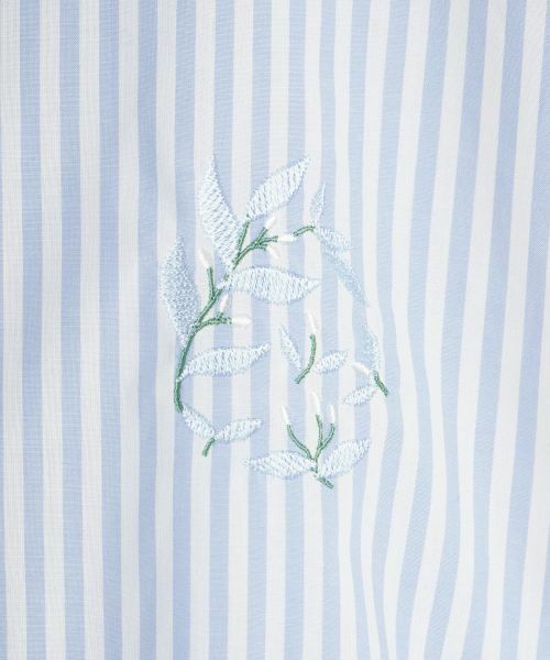 Leilian PLUS HOUSE / レリアンプラスハウス シャツ・ブラウス | ストライプシャツ【Leilian WHITE LABEL】 | 詳細3