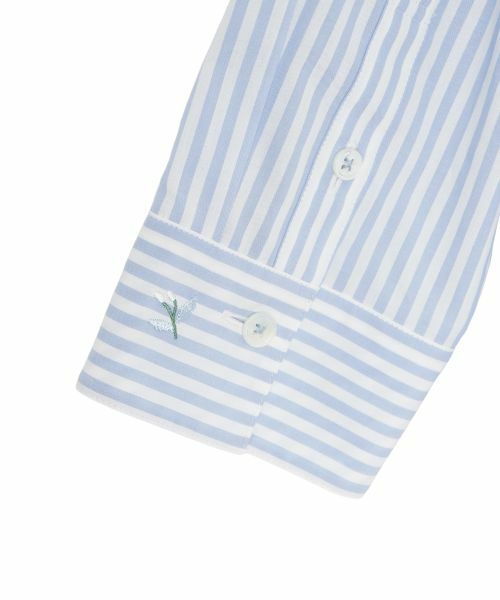 Leilian PLUS HOUSE / レリアンプラスハウス シャツ・ブラウス | ストライプシャツ【Leilian WHITE LABEL】 | 詳細4