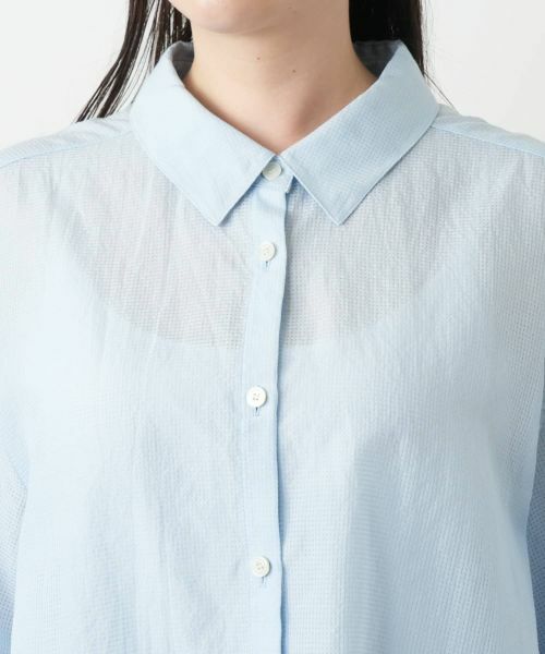 Leilian PLUS HOUSE / レリアンプラスハウス シャツ・ブラウス | メッシュブラウス【Leilian WHITE LABEL】 | 詳細11