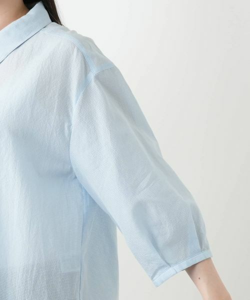 Leilian PLUS HOUSE / レリアンプラスハウス シャツ・ブラウス | メッシュブラウス【Leilian WHITE LABEL】 | 詳細13