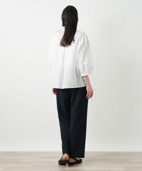 Leilian PLUS HOUSE / レリアンプラスハウス シャツ・ブラウス | メッシュブラウス【Leilian WHITE LABEL】 | 詳細3