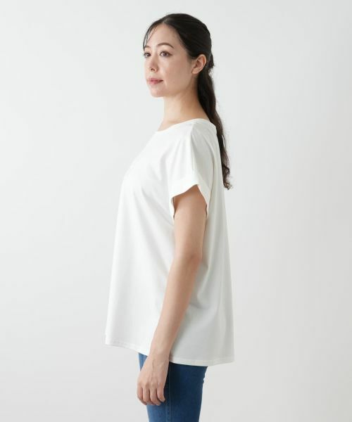 Leilian PLUS HOUSE / レリアンプラスハウス Tシャツ | 【店舗人気】ロゴ刺繍Tシャツ【Leilian WHITE LABEL】 | 詳細11