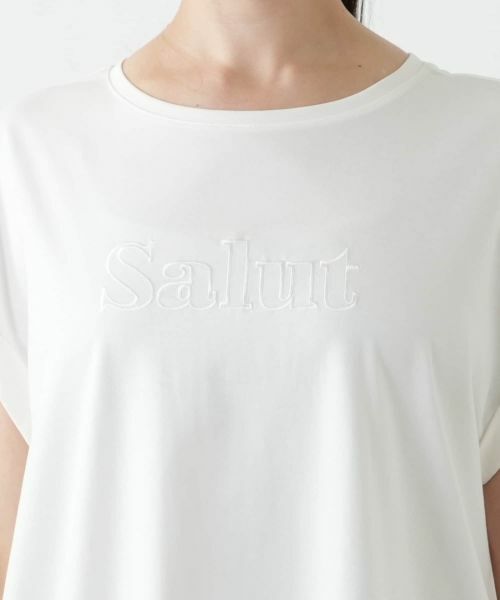 Leilian PLUS HOUSE / レリアンプラスハウス Tシャツ | 【店舗人気】ロゴ刺繍Tシャツ【Leilian WHITE LABEL】 | 詳細13