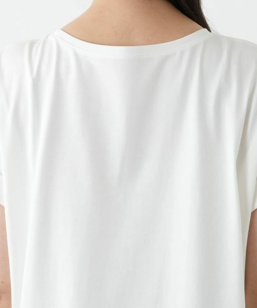 Leilian PLUS HOUSE / レリアンプラスハウス Tシャツ | 【店舗人気】ロゴ刺繍Tシャツ【Leilian WHITE LABEL】 | 詳細14