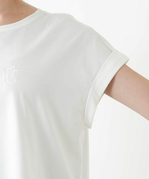 Leilian PLUS HOUSE / レリアンプラスハウス Tシャツ | 【店舗人気】ロゴ刺繍Tシャツ【Leilian WHITE LABEL】 | 詳細15