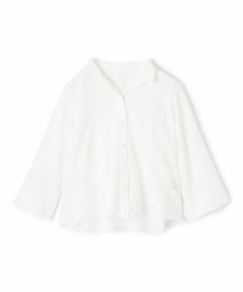 Leilian PLUS HOUSE / レリアンプラスハウス シャツ・ブラウス | カットワーク刺繍ブラウス【Leilian WHITE LABEL】 | 詳細13