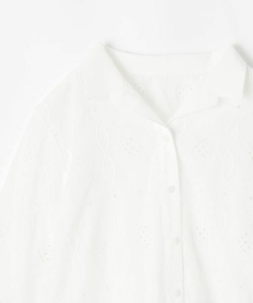 Leilian PLUS HOUSE / レリアンプラスハウス シャツ・ブラウス | カットワーク刺繍ブラウス【Leilian WHITE LABEL】 | 詳細15