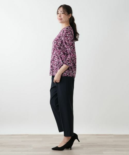 Leilian PLUS HOUSE / レリアンプラスハウス カットソー | プリントカットソー | 詳細2