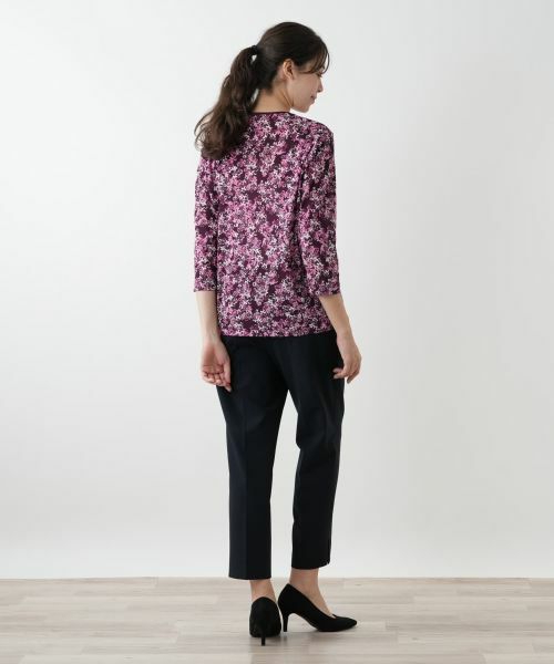 Leilian PLUS HOUSE / レリアンプラスハウス カットソー | プリントカットソー | 詳細3