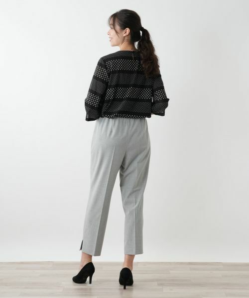 Leilian PLUS HOUSE / レリアンプラスハウス その他パンツ | ストレッチクロップドパンツ | 詳細3