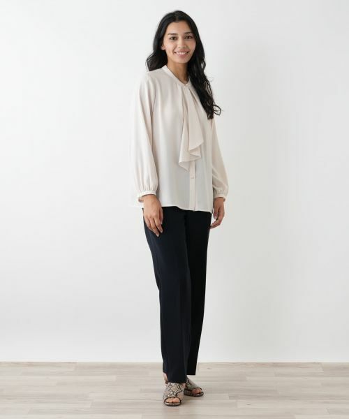 Leilian PLUS HOUSE / レリアンプラスハウス その他パンツ | ストレートストレッチパンツ | 詳細10