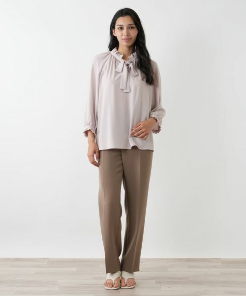 Leilian PLUS HOUSE / レリアンプラスハウス その他パンツ | ストレートストレッチパンツ | 詳細13