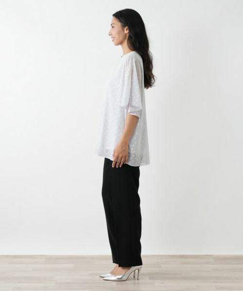 Leilian PLUS HOUSE / レリアンプラスハウス その他パンツ | ストレートストレッチパンツ | 詳細2