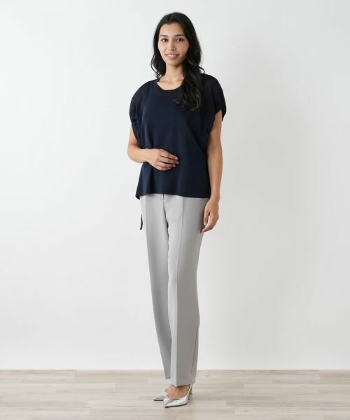 Leilian PLUS HOUSE / レリアンプラスハウス その他パンツ | ストレートストレッチパンツ | 詳細4