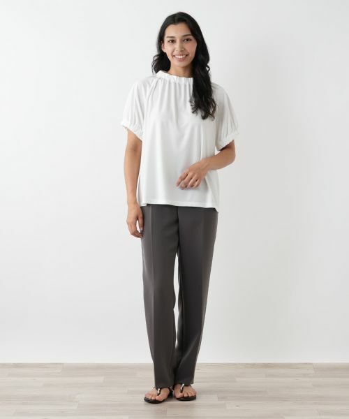 Leilian PLUS HOUSE / レリアンプラスハウス その他パンツ | ストレートストレッチパンツ | 詳細7