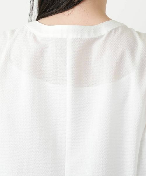 Leilian PLUS HOUSE / レリアンプラスハウス シャツ・ブラウス | 【店舗人気】クロップドブラウス【Leilian WHITE LABEL】 | 詳細15