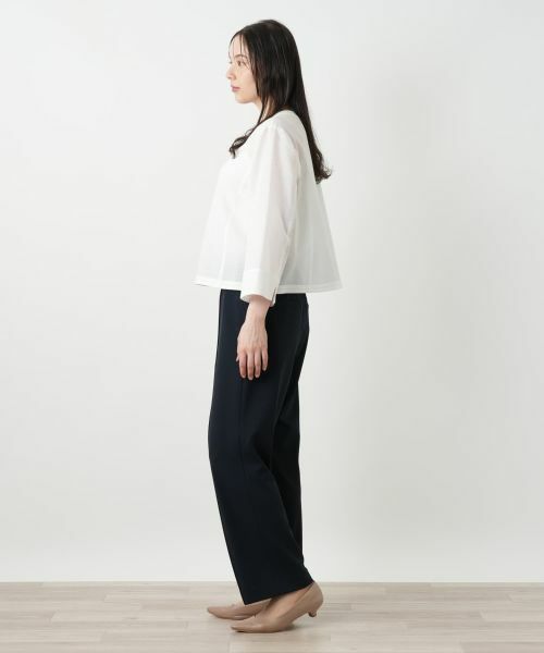 Leilian PLUS HOUSE / レリアンプラスハウス シャツ・ブラウス | 【店舗人気】クロップドブラウス【Leilian WHITE LABEL】 | 詳細8