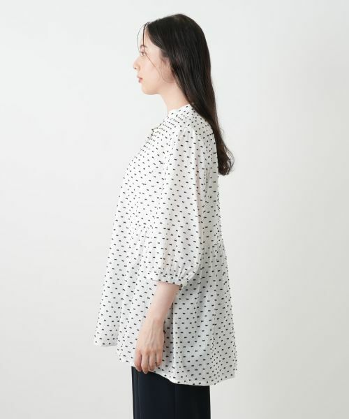 Leilian PLUS HOUSE / レリアンプラスハウス シャツ・ブラウス | 【店舗人気】スタンドカラーブラウス【Leilian WHITE LABEL】 | 詳細11