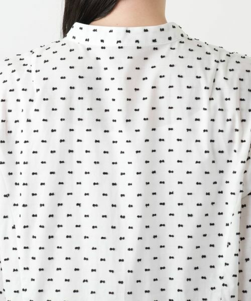 Leilian PLUS HOUSE / レリアンプラスハウス シャツ・ブラウス | 【店舗人気】スタンドカラーブラウス【Leilian WHITE LABEL】 | 詳細14