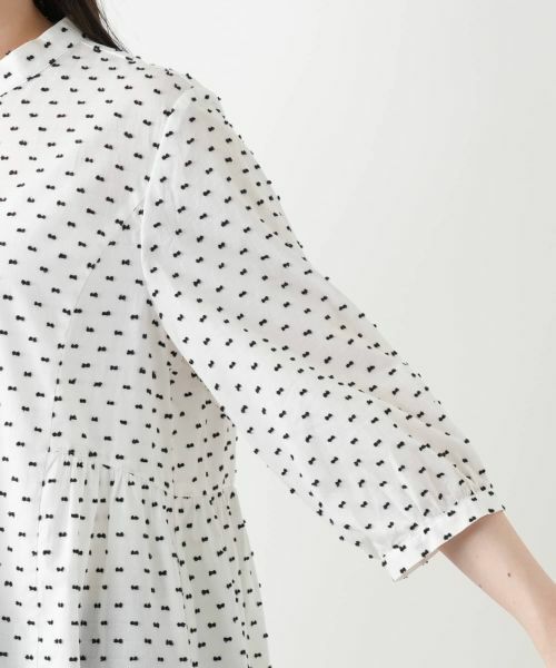 Leilian PLUS HOUSE / レリアンプラスハウス シャツ・ブラウス | 【店舗人気】スタンドカラーブラウス【Leilian WHITE LABEL】 | 詳細15