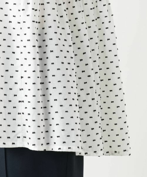 Leilian PLUS HOUSE / レリアンプラスハウス シャツ・ブラウス | 【店舗人気】スタンドカラーブラウス【Leilian WHITE LABEL】 | 詳細16