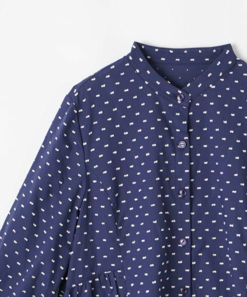 Leilian PLUS HOUSE / レリアンプラスハウス シャツ・ブラウス | 【店舗人気】スタンドカラーブラウス【Leilian WHITE LABEL】 | 詳細24