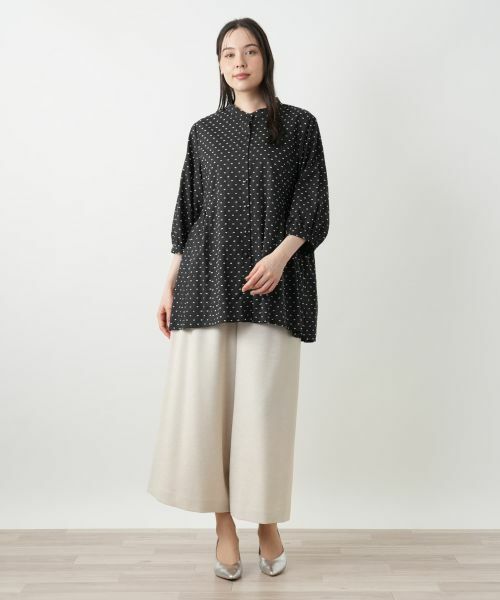 Leilian PLUS HOUSE / レリアンプラスハウス シャツ・ブラウス | 【店舗人気】スタンドカラーブラウス【Leilian WHITE LABEL】 | 詳細4