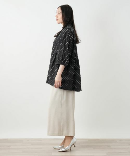 Leilian PLUS HOUSE / レリアンプラスハウス シャツ・ブラウス | 【店舗人気】スタンドカラーブラウス【Leilian WHITE LABEL】 | 詳細5